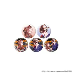 【予約】【新品】うずぶちの子還り 缶バッジ 02 夏祭りver. 描き下ろしイラスト 5個入り1BOX【正規品】のサムネイル