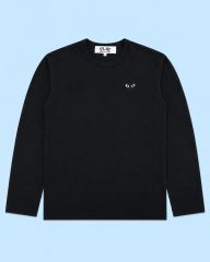 PLAY COMME des GARCONS 長袖カットソー 黒 - メルカリ