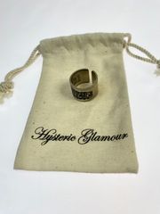 [중고품] HYSTERIC GLAMOUR 히스테릭 글래머 LOGO RING 로고 링 반지 액세서리 17호 [193-260723-jt-08-min]