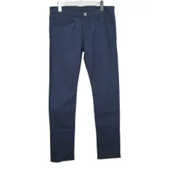 ムッシュニコル monsieur NICOLE パンツ ロング スラックス スリムフィット ヘリンボーン 48 Lサイズ相当 ブルー系 k47142 0721のサムネイル