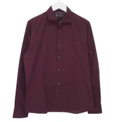 エムケーミッシェルクランオム MK MICHEL KLEIN HOMME 長袖 シャツ トップス 無地 48 Lサイズ相当 ボルドー k47072 0722のサムネイル