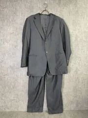 【中古】ARMANI COLLEZIONI ｱﾙﾏｰﾆｺﾚﾂｨｵｰﾆ ｽｰﾂ ｼﾞｬｹｯﾄ ｽﾗｯｸｽ ｾｯﾄｱｯﾌﾟ ｽﾄﾗｲﾌﾟ ITALY ｲﾀﾘｱ製 古着 ｸﾞﾚｰ 50 33928237のサムネイル