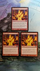 MTG　燃え立つ調査　日本語2枚英語リスト1枚　計3枚　まとめ売りのサムネイル