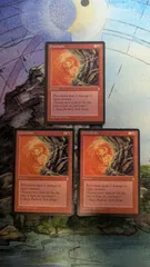 MTG　紅蓮地獄　アイスエイジ　英語3枚　まとめ売りのサムネイル