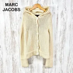 MARC JACOBS マークジェイコブス フード付き ウールニットカーディガン アイボリーのサムネイル