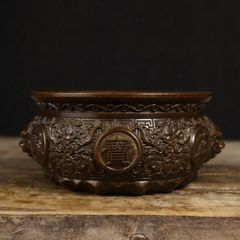 銅器 蘇工 獅耳聚宝盆 香炉 聚財預金壺 工芸品 美術品 置物 銅器 蘇工 獅耳聚宝盆 香炉 聚財預金壺 工芸品 美術品 置物 - メルカリ