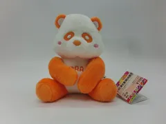 【TAKA141-42】◇タグ付き　AAA(トリプル・エー) え～パンダ おすわりぬいぐるみ　オレンジ 西島隆弘　アミューズメント専用景品のサムネイル