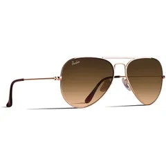 [Berikin] ティアドロップサングラス 大顔 ガラス アビエーター メンズ レディース UV400 UVカット sunglass for men women ゴールドのサムネイル