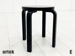 E)artek/アルテック■スツール60■アルヴァ・アールト■北欧■フィンランド■ブラックラッカーのサムネイル