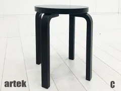 C)artek/アルテック■スツール60■アルヴァ・アールト■北欧■フィンランド■ブラックラッカーのサムネイル