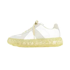 メゾンマルジェラ 22 Maison Margiela 22 Replica Caviar Bubble Sole レプリカ キャビア バブルソール ジャーマントレーナー ローカット スニーカー 41 白 ホワイト S37WS0503のサムネイル