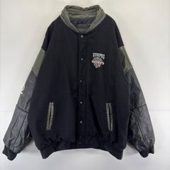 古着 ホロウェイ HOLLO WAY ジャケット スタジャン バックロゴ 襟付