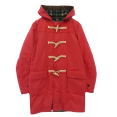 COMME des GARCONS HOMME コムデギャルソンオム HL-C002 AD2013 裏地 ウールチェック ダッフル コート レッド系 S【中古】のサムネイル