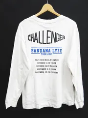 CHALLENGER チャレンジャー ロンT 白 ホワイト プリント Tシャツ バックプリント  長袖 綿100％ メンズ Lサイズ M0001-0723-53のサムネイル