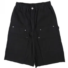 B omnivore ビーオムニボー 26SS W KNEE SHORTS RIP STOP ダブルニーコットンリップストップショーツ 250929-BO L BLACK BEAVER ペインター イージー ワイド ショートパンツ ボトムス g27565のサムネイル