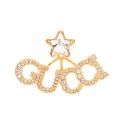 グッチ GUCCI ピアス ロゴ 星 GP（ゴールドメッキ） ピアス レディース Used Aのサムネイル