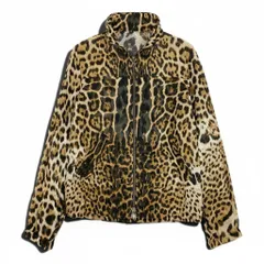 Eg23 【美品】YVESAINTLAURENT 2002年 トムフォード期 モンバサコレクション レオパード フーディー ブラウン ブラック シルク100％ レディース 女性用k02iのサムネイル
