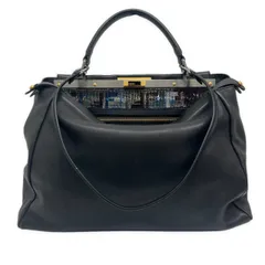 FENDI フェンディ ピーカブー ラージ ビーズ ズッカ ハンドバッグ ビジネスバッグ ショルダー付 8BN210 男女兼用イタリアのサムネイル