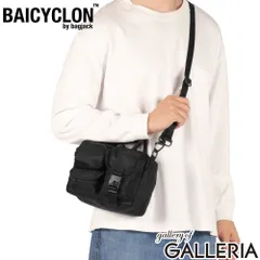 バイシクロン バイ バッグジャック ショルダーバッグ メンズ レディース 斜めがけ BAICYCLON by bagjack ブランド おしゃれ ミニ ショルダー 斜め掛け 手持ち MULTI POCKET 2WAY BAG BCL-130 BLACKのサムネイル