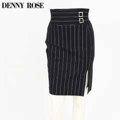 デニーローズ DENNY ROSE レディース ひざ丈スカート ピンストライプタイトスカート ブラック系（サイズ/40/42）uw0089のサムネイル