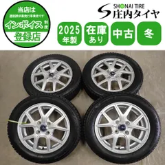 冬4本SET 会社宛 送料無料 155/65R14×4.5J 75Q ブリヂストン ブリザック VRX3 2025年製 アルミ N-BOX デイズ サクラ ムーヴ 特価 NO,I6702のサムネイル