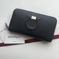 【極上】Ferragamo サルバトーレフェラガモ ラウンドファスナー 長財布のサムネイル