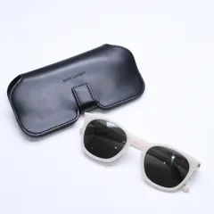 SAINT LAURENT サンローランパリ サングラス アイウェア ホワイトテンプル SL 28 041 サイズ49◻︎23 140 美品 中古 4a005006のサムネイル