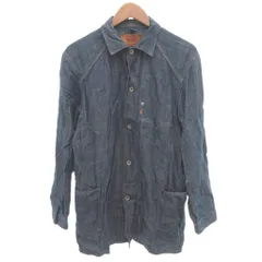 リーバイス Levi's デニム カバーオール M 青 ブルー ラグランスリーブ ワーク ヘンプ混 /JI ■ECG007のサムネイル