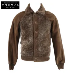 RRL　ダブルアールエル　美品 25SS MNRROTW16020158 シアリングパネルド ラフアウトスエードジャケット　XSのサムネイル