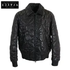 LOUIS VUITTON　ルイヴィトン　国内正規 RM212Q ET7 HLL55E モノグラム フラワーキルティング ラムレザー ブルゾン　50のサムネイル
