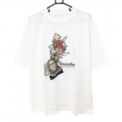 超美品】セブンティトゥークラブハウス 半袖ハイネックシャツ 白 背面