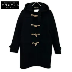 SAINT LAURENT PARIS　サンローランパリ　16AW 376281 エディ期 ブラック ウールメルトンダッフルコート　38のサムネイル
