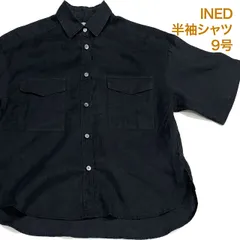 INED リネン100% シャツ グレー M イネド 麻100% #26-0462のサムネイル