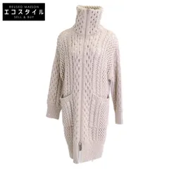 BRUNELLO CUCINELLI　ブルネロクチネリ　【新品同様】MPA361126 カシミヤ混 透かし編み スパンコール ジップアップ ニット　XSのサムネイル