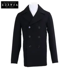 Dior HOMME　ディオールオム　美品 国内正規 333C464J2001 クリス期 ウール 刻印入りボタン ピーコート　44のサムネイル