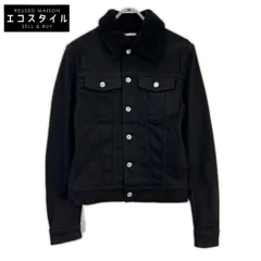 Dior HOMME　ディオールオム　863C414Z4209 ブラック ボアカラー 3rd デニムジャケット　44のサムネイル