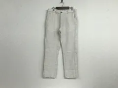 本物オールドネイビーOLDNAVYリネン麻スラックスパンツメンズサーフアメカジミリタリーストリートスケーターワークビジネススーツモードゴルフドレスバイカーベージュ30Mのサムネイル