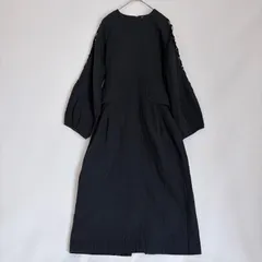 ミュラーオブヨシオクボ　muller of yoshiokubo　Lace up dress　レースアップドレス　ブラック　黒のサムネイル