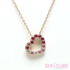 PonteVecchio ポンテヴェキオ K18PG サファイア ネックレス S0.15 D0.02 1.96g 洗浄済み 美品のサムネイル