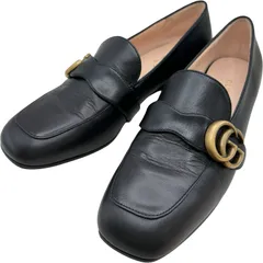 グッチ GUCCI GGバックルコインローファー 602496 ブラック レザー レディース ローファーのサムネイル