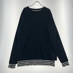 【中古品】 UNIFOAM EXEPERIMENT ユニフォーム エクスペリメント L/S BORDER LAYERED TEE UE-180067 ロングスリーブ ボーダー レイヤード Tシャツ 長袖 トップス 【142-260723-sa-04-tei】のサムネイル