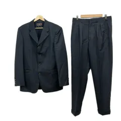 MEN'S MELROSE(メンズメルローズ) シングルスーツ メンズ - ダークグレー×ネイビー complet/シングル/ストライプ/3点セットのサムネイル