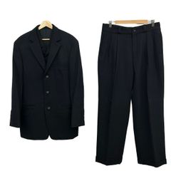 極美品☆ティノラス☆スリーピーススーツ☆ストライプ柄☆ダーク