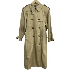 Aquascutum(アクアスキュータム) トレンチコート レディース - ベージュ 長袖/肩パッド/春/秋のサムネイル