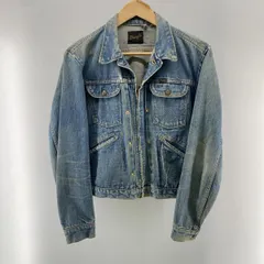 【中古】70s Wrangler 24mjz デニムジャケット インディゴ サイズ40 ラングラー[24]のサムネイル