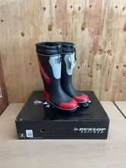 未使用展示品　ダンロップリファインド　長靴　レッド　Lサイズ　箱ありのサムネイル