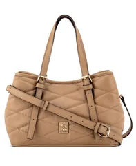 ナインウェスト レディース バッグ ミニ Nine West Anders Mini Satchel Bag Dark Camel キャメルのサムネイル