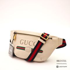 極美品 GUCCI グッチ シェリーライン ナイロン トートバッグ 246394