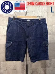 USA製 ポストオーバーオールズ デニム カーゴショーツ L ハーフパンツ Post O'alls POST OVERALLSのサムネイル
