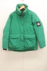 【中古】 CAMP7 メンズダウンジャケット M ダウンジャケット CAMP7 M 緑 グリーン ロゴのサムネイル